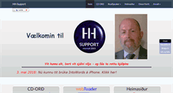 Desktop Screenshot of hh-support.com