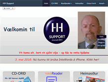 Tablet Screenshot of hh-support.com